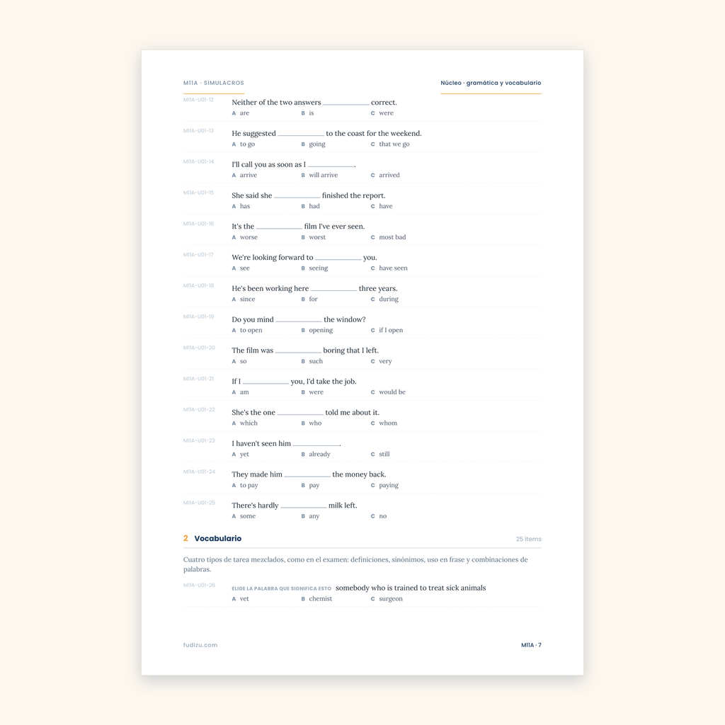 Pack de preparación del B1 de inglés, 433 páginas