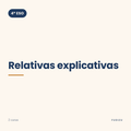 Chuleta de relativas explicativas (con coma) de 4º ESO