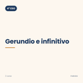 Chuleta de gerundio e infinitivo de 4º ESO
